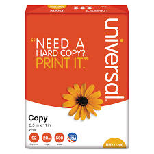 Universal Office Products Copy Paper 92 Brightness 20lb 8
