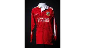 ieuan evans squad signed shirt from