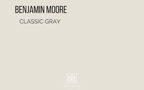 Benjamin Moore Classic Gray How To