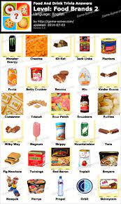 Jun 21, 2021 · round 5: Food And Drink Trivia Food Brands 2 Answers Game Solver