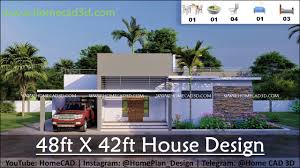 48x42 house design single story 3bhk