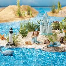 Garden Miniature Mermaid Garden Set