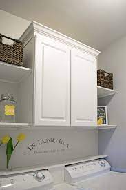 how to install laundry room cabinets