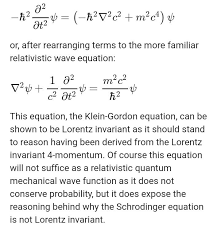 Show That Schrodinger Equation Is Not