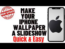 auto wallpaper slideshow on your iphone