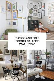 corner gallery wall ideas