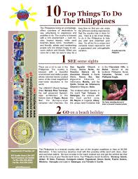 Philippine Department Of Tourism Brochures