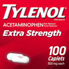tylenol extra strength caplets with 500