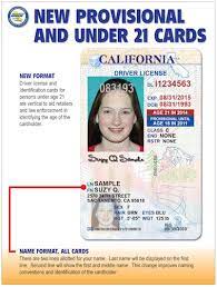To apply for your first driver license in new jersey, you must gather documentation and pass a vision license plate decals (for drivers under 21 years of age). Underage California Drivers Will Now Get A Vertical License Laist