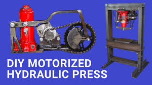 diy motorized hydraulic press bench top