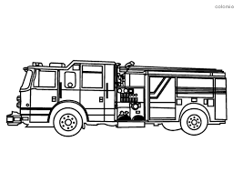 These free, printable summer coloring pages are a great activity the kids can do this summer when it. Fire Trucks Coloring Pages Free Printable Fire Coloring Sheets