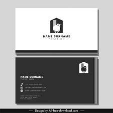 Clean business card template design. Business Card Template Black White Bird Nest Theme Free Vector In Adobe Illustrator Ai Ai Format Encapsulated Postscript Eps Eps Format Format For Free Download 557 92kb