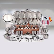 Maybe you would like to learn more about one of these? Buy Kitchen Queen 81 Pcs Stainless Steel Dinner Set Free Knife Set Online At Best Price In India On Naaptol Com