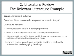    example of a literature review My Joomla