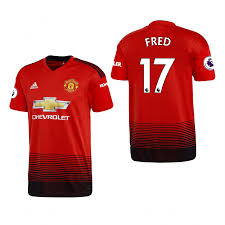 1600 x 1600 jpeg 320kb. Manchester United Red Home Fred 18 19 Replica Jersey