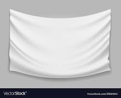 blank white fabric flag banner royalty