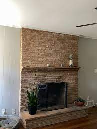 Updating 1950 S Stacked Stone Fireplace