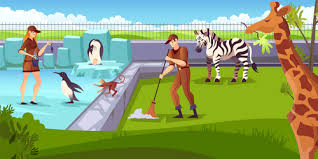 zoo keeper cartoon vector images over 270