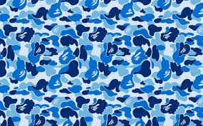 Blue Bape Camo Wallpaper
