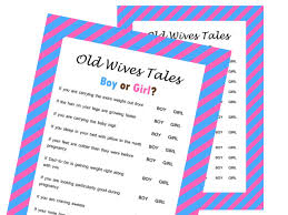 Read full profile there are many, many health myths that circulate aground, often disguised as real health facts. The Old Wives Tale Gender Reveal Baby Shower Game Magical Printable