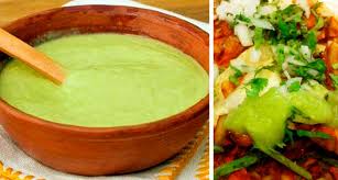salsa verde taquera tipo guacamole