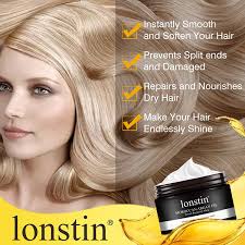 Argan oil protects hair from damage from hair dyes and coloring. Hair Mask Lonstin Argan Oil Hair Mask Sulfate Free Deep Conditioner Treatment For Dry Damaged Hair Color Treated Bleached Hair Hydrating Repair Mask For Men Women 10 14 Fl Oz Buy