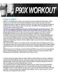P90x Workout Schedule By Manish Jain Issuu