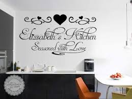 personalised kitchen wall stickers