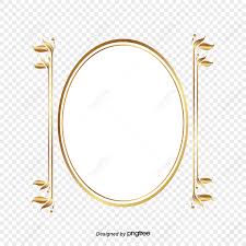 oval golden frame png images with