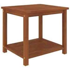 vidaxl outdoor acacia wood end table
