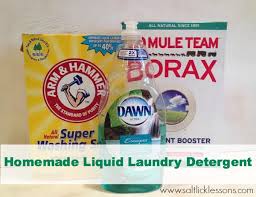diy liquid laundry detergent salt