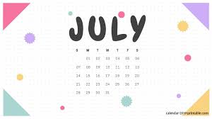 July 2019 Calendar Wallpapers ...