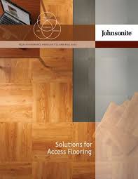 solutions for access flooring johnsonite