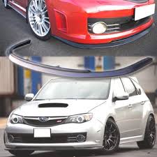 hatch subaru sti wrx lower lip splitter