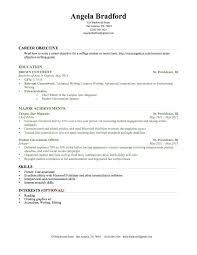 Resume Template College Student Resume Template College Student