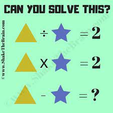 Mathematical Equations Brain Teaser For