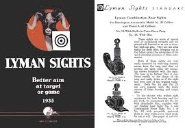 Cornell Publications Lyman 1935 Gun Sights Catalog 23