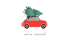 2016 holiday moving announcement cards