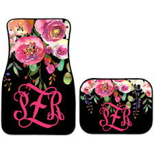 monogrammed personalized car mats