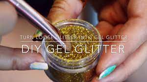 turn loose glitter into gel glitter
