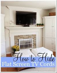 How To Hide Wall Mounted Tv Cords Above