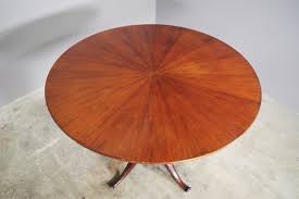 Round Mahogany Coffee Table By Paolo
