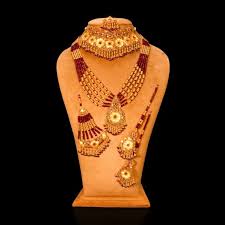 gold bridal sets nikkah jewelry