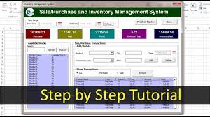 inventory management form in excel