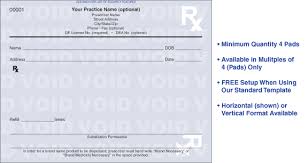 Tamper Resistant Prescription Forms Presciption Pads