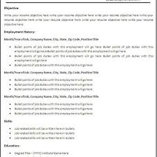 Free Printable Resume Templates Blank Resume Free Printable