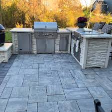 Before building an outdoor kitchen, make sure to select a safe and long lasting floor material based on two points: Stone Outdoor Kitchen Islands You Ll Love In 2021 Wayfair