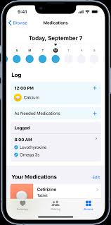 your cations in health on iphone
