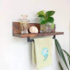 Bathroom Towel Rack Shelf Modern