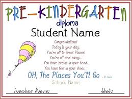 Kindergarten Diploma Certificate Template Certificates